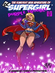 Supergirl Purple Trouble- [Ganassa Comics]