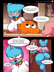 The Amazing World Of Gumball- Lusty World of Nicole Ch. 1- [By Wherewolf]