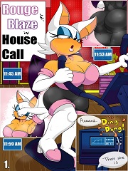 Rouge and Blaze in House Call- [By TinyDevilHorns]